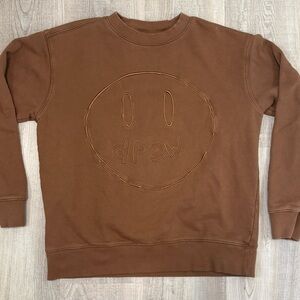 Drew House Smiley Face Sweatshirt Crewneck Embroidered Logo Iconic Y2K Sz XS